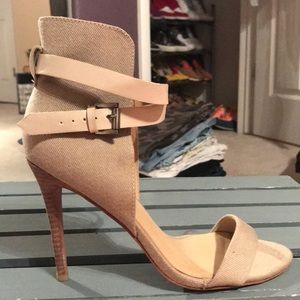 Joe’s beige high heels